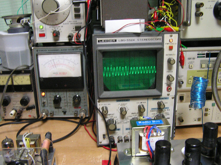 RADIO KITS IN JA : メタル管 ワイヤレスマイク 6AC7+6AC7+6SA7 その3