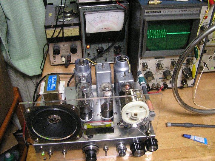 RADIO KITS IN JA : ST管５球スーパーラジオの回路図。 ＳＴ管中波