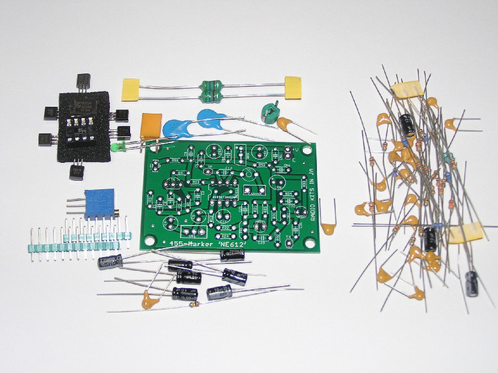 RADIO KITS IN JA : 自作用455kHz発振器キット。IFT調整用に発振器キット 。シグナルインジェクターキット