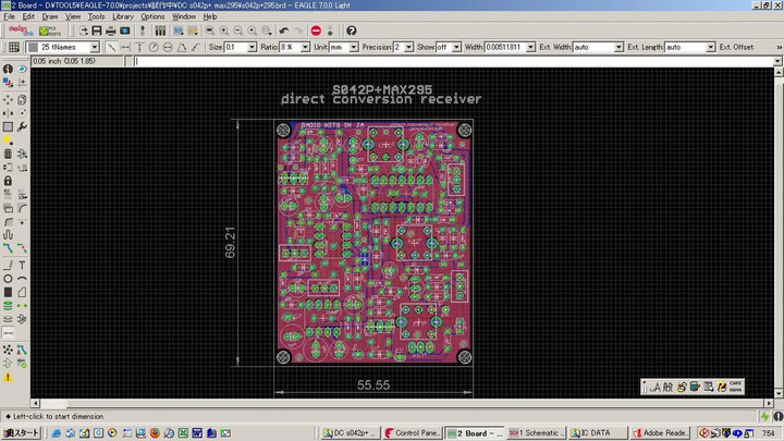 50MHz 建て替え 6m ダイレクトコンバージョン受信機 感度良好だけど自作品でジャンク