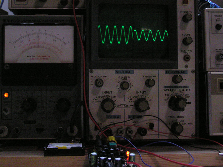 RADIO KITS IN JA : ディスクリートアンプ /2SA1015+2SC1815 （100mW）の音