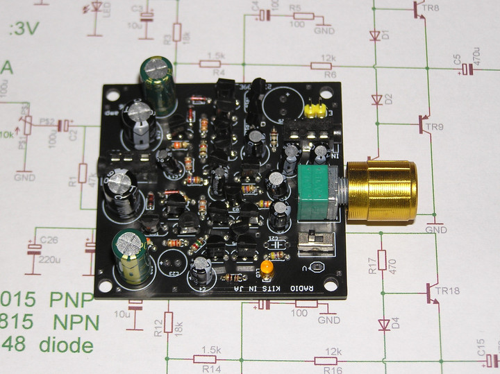RADIO KITS IN JA : LM386 革命アンプ ： LM380 革命アンプ