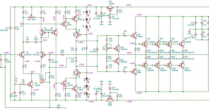 RADIO KITS IN JA : 無帰還純A級オールディスクリート ： 直結型NFBですわ。 それでも無帰還？？？