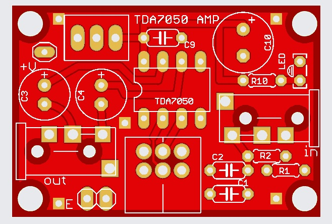 RADIO KITS IN JA : 超簡単なスピーカーアンプ ：TDA7050。 必要